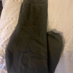 Joah brown oversized sweat Pants washed black